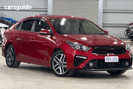 Red 2019 Kia Cerato Sedan Sport