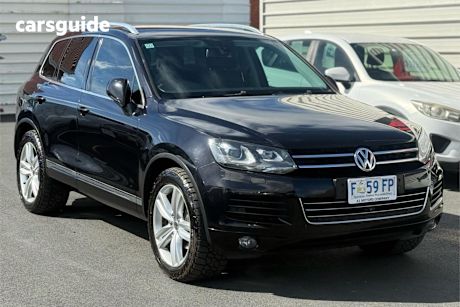 Black 2014 Volkswagen Touareg Wagon V6 Tdi