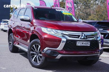 Red 2018 Mitsubishi Pajero Sport Wagon Glx (4X4) 5 Seat