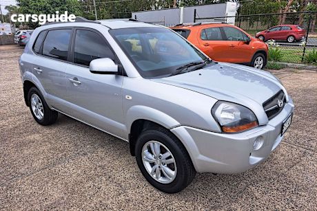 Silver 2009 Hyundai Tucson Wagon City Sx