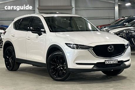 White 2021 Mazda CX-5 Wagon Gt Turbo (Awd)