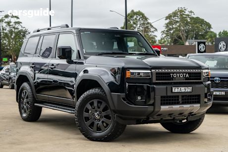 Black 2025 Toyota Landcruiser Prado Wagon Altitude