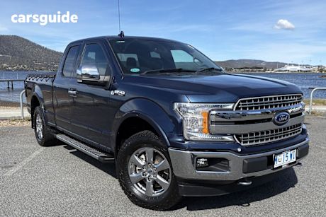 Blue 2023 Ford F150 Double Cab Pick Up Lariat Swb (4Wd)