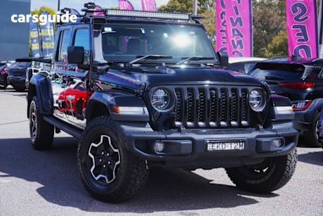 Black 2020 Jeep Gladiator Dual Cab Utility Rubicon (4X4)