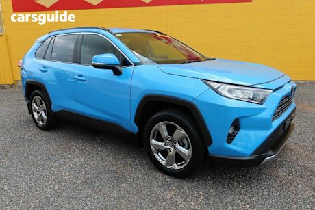 Blue 2021 Toyota RAV4 SUV GXL