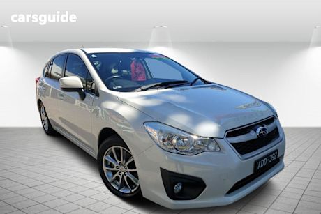 White 2014 Subaru Impreza Hatchback 2.0I Luxury Limited Edition