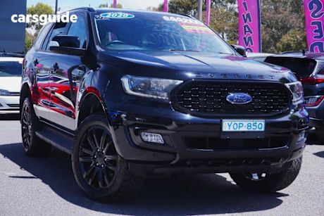 Black 2020 Ford Everest Wagon Sport (4Wd 7 Seat)