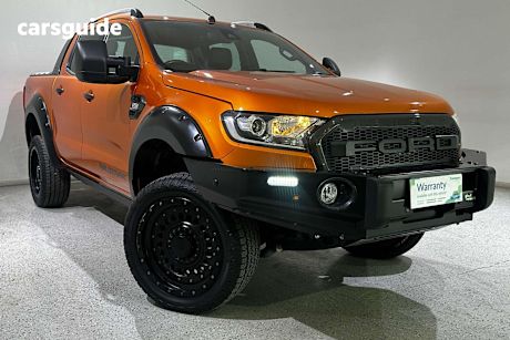 Orange 2018 Ford Ranger Ute Tray