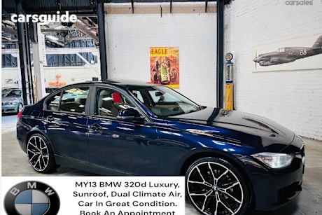 Blue 2012 BMW 320D Sedan Sport Line