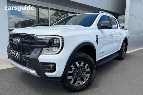 White 2025 Ford Ranger Double Cab Pick Up Phev Wildtrak (4X4)