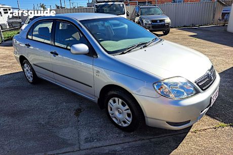 Silver 2002 Toyota Corolla Sedan Ascent