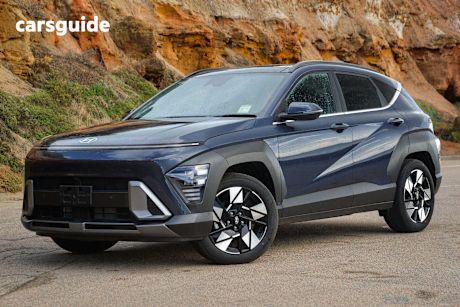 Blue 2025 Hyundai Kona Wagon Hybrid Premium