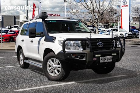 White 2012 Toyota Landcruiser Wagon Gx (4X4)