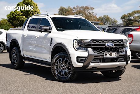 White 2022 Ford Ranger Double Cab Pick Up Wildtrak 2.0 (4X4)