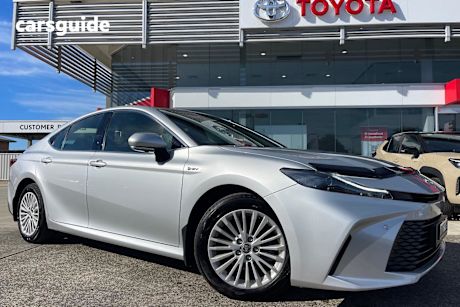 Silver 2024 Toyota Camry Sedan Ascent Hybrid