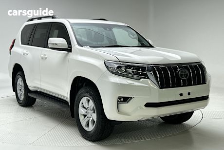 White 2022 Toyota Landcruiser Prado Wagon Gxl