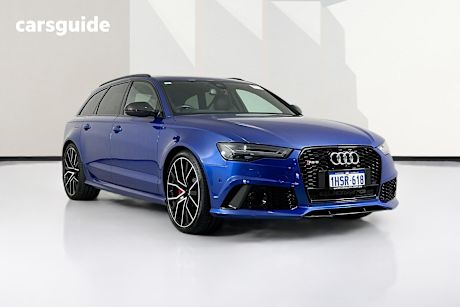 Blue 2016 Audi RS6 Wagon Avant Performance