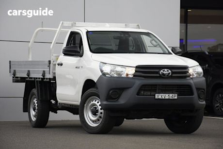 White 2023 Toyota Hilux Cab Chassis Workmate Hi-Rider (4X2)