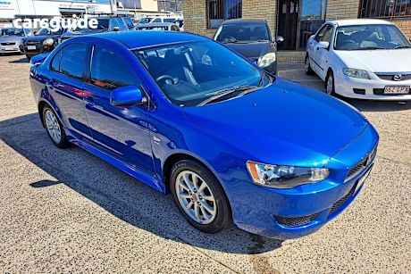 Blue 2011 Mitsubishi Lancer Sedan Activ