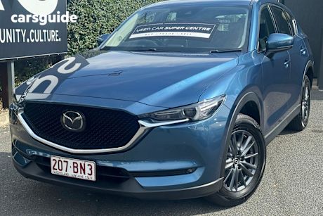 Blue 2021 Mazda CX-5 Wagon Maxx Sport (Fwd)