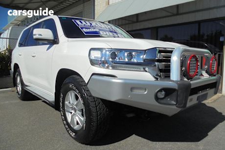 White 2020 Toyota Landcruiser Wagon Lc200 Gxl (4X4)