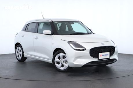 White 2025 Suzuki Swift Hatchback Hybrid Plus