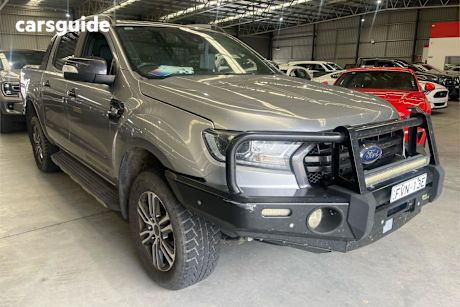 Silver 2021 Ford Ranger Double Cab Pick Up Wildtrak 3.2 (4X4)