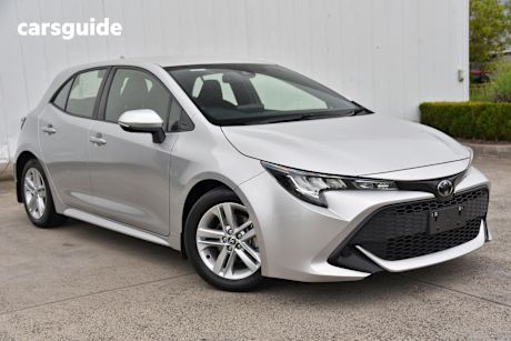 Silver 2022 Toyota Corolla Hatchback Ascent Sport