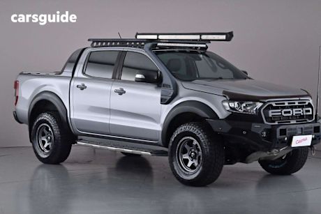 Silver 2019 Ford Ranger Double Cab Pick Up Wildtrak 2.0 (4X4)