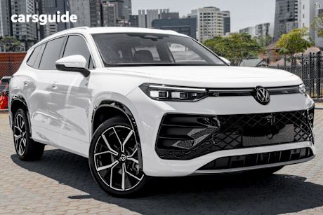 White 2025 Volkswagen Tayron Wagon 195Tsi R-Line 4Motion