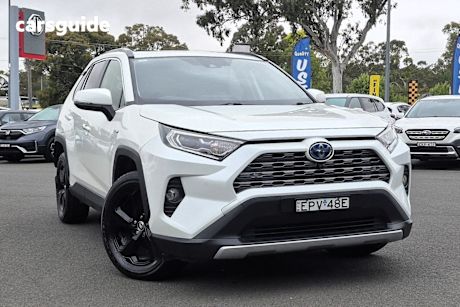 White 2021 Toyota RAV4 Wagon Cruiser (2Wd) Hybrid