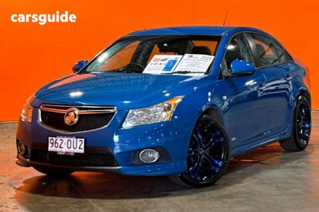Blue 2014 Holden Cruze Sedan Sri Z-Series