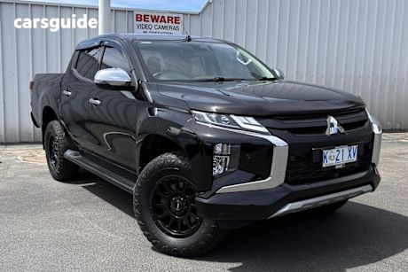 Black 2022 Mitsubishi Triton Double Cab Pick Up Gls (4X4)