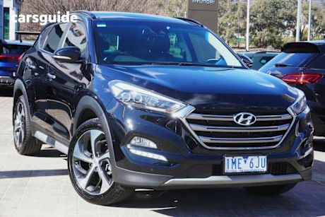 Black 2017 Hyundai Tucson Wagon Highlander (Awd)