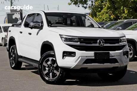 White 2025 Volkswagen Amarok Dual Cab Utility Style Tdi600 4Motion