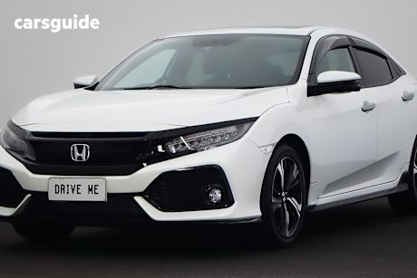 White 2018 Honda Civic Hatchback Rs