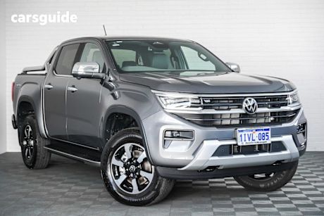 Grey 2025 Volkswagen Amarok Dual Cab Utility Style Tdi600 4Motion Tray