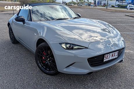 Grey 2024 Mazda MX-5 Convertible G20 Roadster Gt Rs