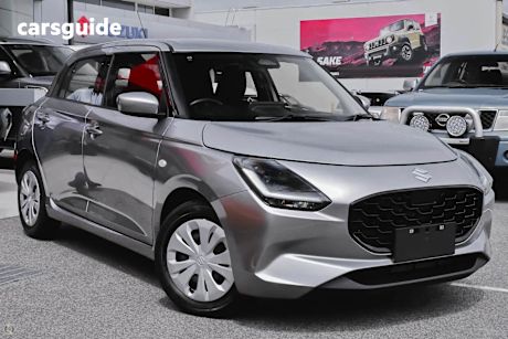 Silver 2025 Suzuki Swift Hatchback Hybrid