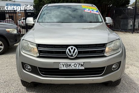 Gold 2013 Volkswagen Amarok Dual Cab Utility Tdi420 Highline (4X4)