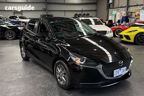 Black 2020 Mazda 2 Hatchback G15 Pure