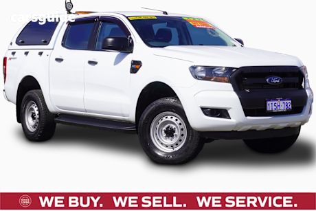 White 2018 Ford Ranger Crew Cab Pickup Xl 2.2 Hi-Rider (4X2)