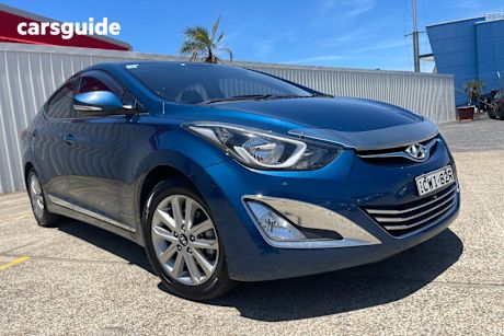 Blue 2015 Hyundai Elantra Sedan Trophy