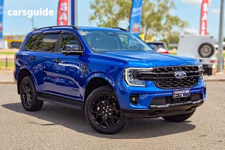 Blue 2024 Ford Everest Wagon Sport (4Wd)