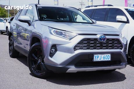 Silver 2021 Toyota RAV4 Wagon Cruiser (Awd) Hybrid