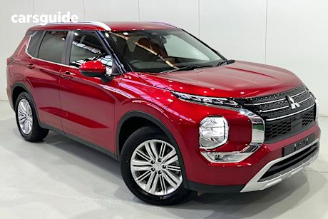 Red 2024 Mitsubishi Outlander Wagon Ls 7 Seat (2Wd)