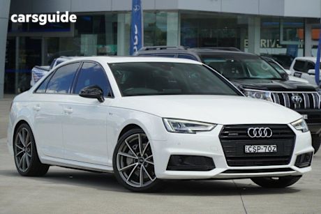 White 2016 Audi A4 Sedan 2.0 Tfsi Quattro S Tronic Spt