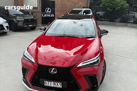 Red 2025 Lexus NX350 Wagon F Sport Awd