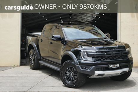 Black 2023 Ford Ranger Double Cab Pick Up Raptor 3.0 (4X4)