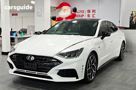 White 2021 Hyundai Sonata Sedan N Line